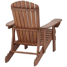 Fletcher Dark Wood Outdoor Reclining Adirondack Chair 8x296 Lamps Plus Adirondack Chair Chair Adirondack Rocking Chair