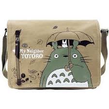 Anime My Neighbor Totoro Canvas Messenger Shoulder Bag Cosplay Collection My Neighbor Totoro Canvas Messenger Bag Messenger Bag Men