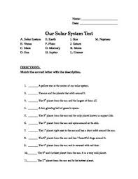 Pin On Solar System Worksheets