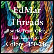Edmar Brazilian Embroidery Threads All Sizes Available Boucle Frost Glory Iris Lola Nova Colors 150 246 Rayon Thread