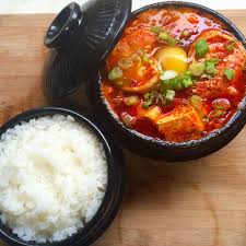 Make Korean Soft Tofu Stew Sundubu Jjigae Sticky Rice At Home With Our Shelf Stable Meal Kit 6 Month Shelf Life So You Can Coo Food Spicy Recipes Eat Food