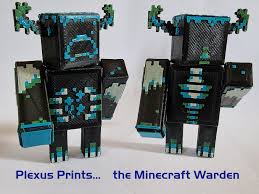 Free STL file Minecraft Warden Complete Color by layers・Design to download  and 3D print・Cults