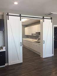 Door pulls and floor guides. Artisan Hardware Sliding Barn Door Hardware Sliding Door To Kitchen Barn Doors Sliding Interior Sliding Barn Doors Sliding Barn Door Hardware