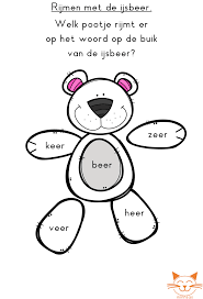 Rijmen Met De Ijsbeer Leren Lezen Lezen Ijsbeer