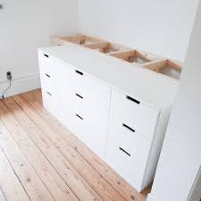 Slaapkamer Make Over En Diy Halfhoogslaper Ikea Nordli Hack Mix It Make It Ikea Storage Bed Diy Loft Bed Diy Storage Bed