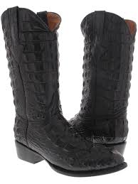Black And White Cowboy Boots Mens Men S Black Full Alligator Hornback Design Western Cowboy Boots Round Toe Boots Western Cowboy Boots Mens Cowboy Boots
