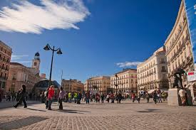 Image result for madrid spain  view from el corte  gran via