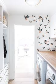 You don't want to place the molding directly at the subfloor. Laundry Room Decals That Make It The Cutest Room In The House Driven By Decor