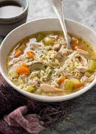 Season with salt and pepper, if desired. Chicken And Rice Soup Recipetin Eats