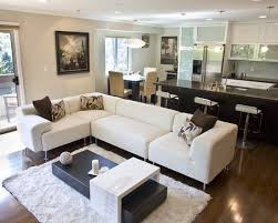 Open Concept Living Room Kitchen Design Pictures Remodel Decor And Ideas Open Concept Living Room Contemporary Family Rooms Living Room And Kitchen Design