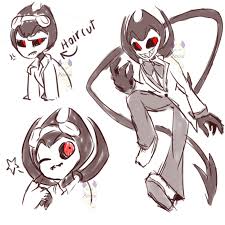 Random Stuff Because I Feel Like Drawing Him Old Cartoon Characters Bendy And The Ink Machine Easy Drawings