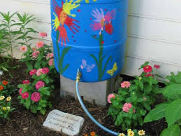 Consider using a small pump placed on your rain barrel outlet hose. Rain Barrel Tips Diy