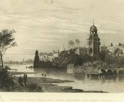 Lithograph Print of Delhi from the River, India. Art Prints, Posters & Puzzles from imageBROKER
