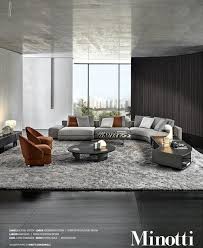 The table is a mixture of wood, steel and 3d printed technology. Minotti Designers Minotti London
