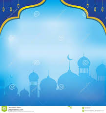 Background banner warna biru islami hd. Background Biru Islamic Hd