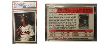 Being with him on a daily basis for six months, and knowing how much work he was putting into it. The Top Michael Jordan Baseball Card Options Sports Cards Rock