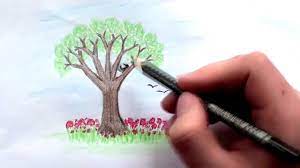 Please enter your email address receive free weekly tutorial in your email. How To Draw A Tree With Colored Pencils Lesson 2 Youtube