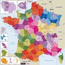 Find a town, a zip code, a department, a region. Carte De France Administrative Murale Magequip