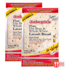 Lavash is served with hummus, baba ganoush, and other dips, and used as a spread in wraps and sandwiches. 2 Pack Value Joseph S Lavash Bread Flax Oat Bran Whole Wheat Reduced Carb 8 Squares Amazon Com Grocery Gourmet Food