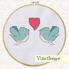 Small Flying Bird Cross Stitch Pattern Blue Birds Flying Heart Valentines Cute Cross Stitch Pattern Pdf Love Modern Cross Stitch Patterns Cross Stitch Patterns Christmas Cross Stitch Bird
