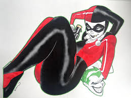 Simone Di Meo on X: Harley Quinn Commission🃏 Copics and ink on A3 paper.  t.coMW0foowRSM  X