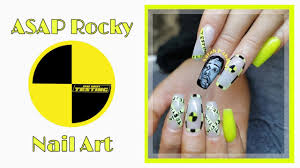 Nail stickers are a quick fix to dressing your nails up with no need for a steady hand or drying time. Asap Rocky Freehand Nail Art Youtube