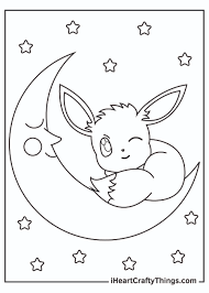 Clefairy's power is establishing friendships but voltorb is not affected. Printable Eevee Pokemon Coloring Pages Updated 2021