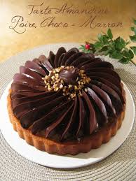 Tarte Amandine Poire Choco Marron Poire Au Chocolat Tarte Amandine Tarte Chocolat Poire