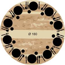 Quelles Dimensions De Table Pour Vos Convives Artmeta Decoration Table Ronde Mariage Table A Manger Salon Table