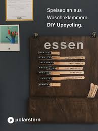 Diy Upcycling Speiseplan Basteln Diy Upcycling Planer Upcycling