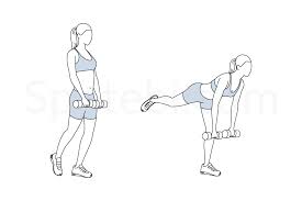 Single Leg Deadlift Illustrated Exercise Guide