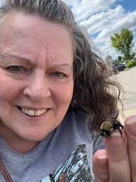 Hi bee experts. I am hoping for some ID help. I watched a group of a few  dozen small (1cm ish) bees (at least I think they were bees!) flying  around, low