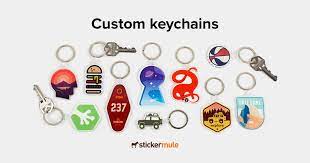 The designs, patterns,accessories and package can be customized.customers can choose a variety of additional processes such as epoxy, holographic, candy keychains, adding sequins and glitter etc. Custom Keychains Free Shipping Sticker Mule
