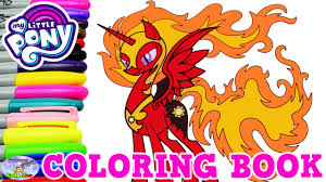 My little pony cartoon series revolves around colorful ponies with a unique symbol on their flanks. My Little Pony Coloring Book Nightmare Celestia Solar Flare Mlp Surprise Egg And Toy Collector Setc Youtube
