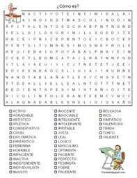 Download them, print them and have fun learning spanish. Buscapalabras Hidden Word Puzzles In Spanish Los Deportes Answers Spanish Word Search Worksheets