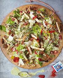 Crispy Polenta Chicken Caesar Salad Jamie Oliver Recipes Jamie S 15 Minute Meals Jamie Oliver 15 Minute Meals
