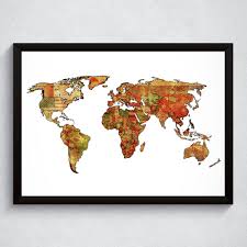 .mapa del mundi, mapa 3d, satélite, globe, mapa para imprimir, el mapa del mundo físico, mapa político, mapa de husos horarios, tarjeta océanos, mapa del mundo virgen, mapa mundial para descargar, los países de tarjetas, tarjeta atlas, tarjeta gratuito, mapa continente. Quadro Decorativo Mapa Mundi Colorido