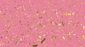 Dial of a clock showing five minutes to twelve. Gold Confetti On A Pink Stock Footage Video 100 Royalty Free 1007124499 Shutterstock