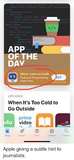 Hacking is used when someone or a computer finds a vulnerability or weakness in your computer system. App Of The Day Mimo Learn To Code Coding Programming Made Easy Et In App Purchases Life Hack When It S Too Cold To Go Outside Lu Prime Video Today Games Apps Updates