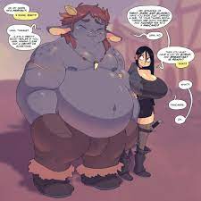1boy black hair chubby chubby male dungeons and dragons ear  piercing eberron english text fat female firbolg forgotten realms huge  breasts imminent sex jack cayless kalashtar large breasts larger