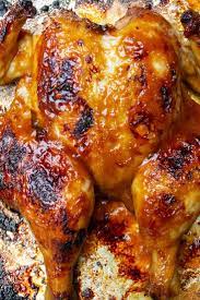 Spatchcock Roast Chicken With Teriyaki Glaze Recipe Roast Chicken Spatchcock Chicken Poultry Recipes