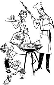En la primera imagen podemos ver una familia de 5 integrantes, en donde están ambos padres y 3 hijos, de los cuales uno es un bebé. Familia Cocinando Vectores Ilustraciones Y Graficos 123rf