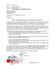Pictures gallery of contoh surat penawaran jasa pengiriman barang. Form Contoh Surat Penawaran
