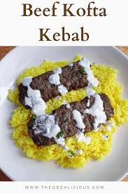 Jordanian Beef Kofta Kebab Recipe The Odehlicious Recipe In 2020 Recipes Beef Recipes Easy Entree Recipes