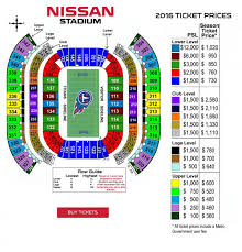 Nissan Stadium Map Map Of Nissan Stadium Tennessee Usa