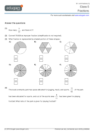 grade 5 fractions math practice questions tests worksheets quizzes assignments edugain france