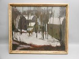 Sold at auction Philip Cecil Malicoat (American, 1908-1981) February Thaw  Auction Number 2896B Lot Number 368