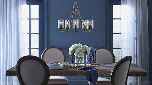 9an older dining room set was given new life when painted white and upholstered in blue and white are you inspired to do a blue dining room in your home? Dining Room Color Ideas