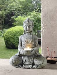 Buddha Kerzenhalter Dekofigur Buddhastatue Feng Shui Kerze Kerzenstander Garten Mobel Wohnen Dekoration Dekofig Buddha Garten Meditationsraum Buddha Deko