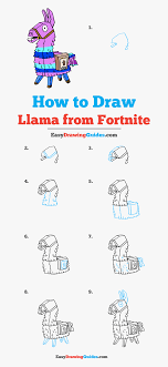 Since then fortnite continues to be popular and many are asking for more great diy fortnite craft idea s. How To Draw Llama From Fortnite Draw A Llama From Fortnite Hd Png Download Transparent Png Image Pngitem